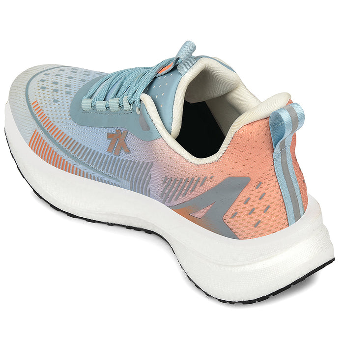 Leap7X Blue Sports Lacing Running Shoes For Men Exctor 1 By Liberty