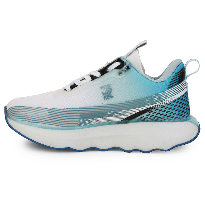 Leap7x Blue Sports Lacing Running Shoes For Men GHD-103 By Liberty