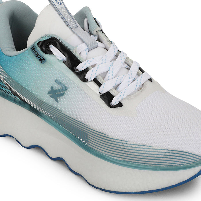 Leap7x Blue Sports Lacing Running Shoes For Men GHD-103 By Liberty