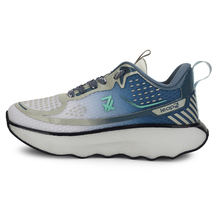 Leap7x Blue Sports Lacing Running Shoes For Men GHD-105 By Liberty