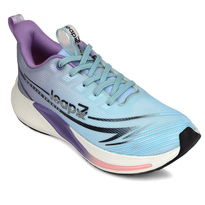Leap7X Blue Sports Lacing Running Shoes For Women Libya 1 By Liberty
