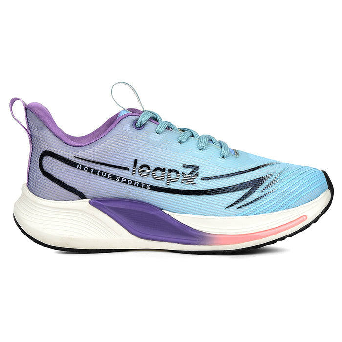 Leap7X Blue Sports Lacing Running Shoes For Women Libya 1 By Liberty