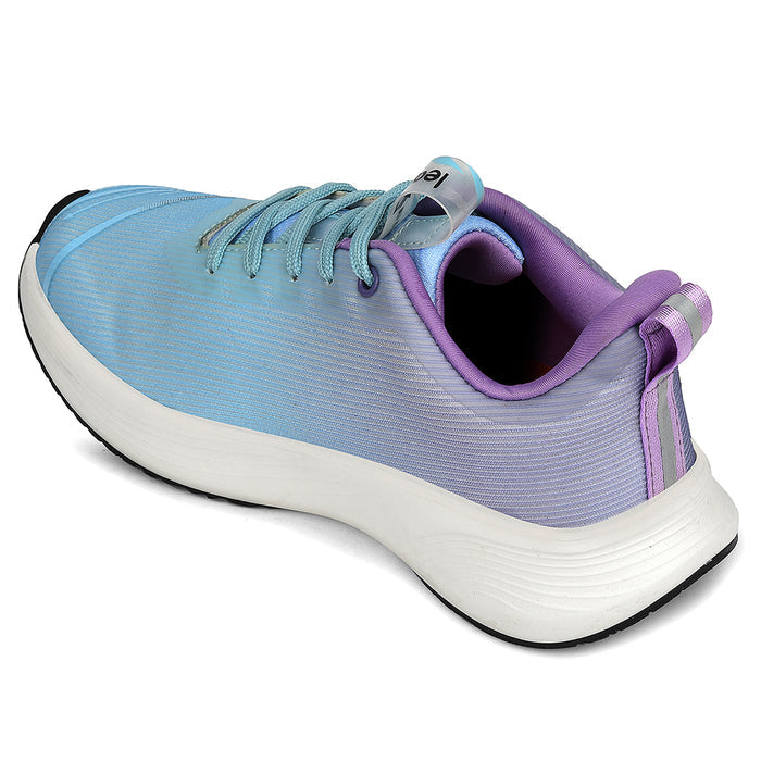 Leap7X Blue Sports Lacing Running Shoes For Women Libya 1 By Liberty