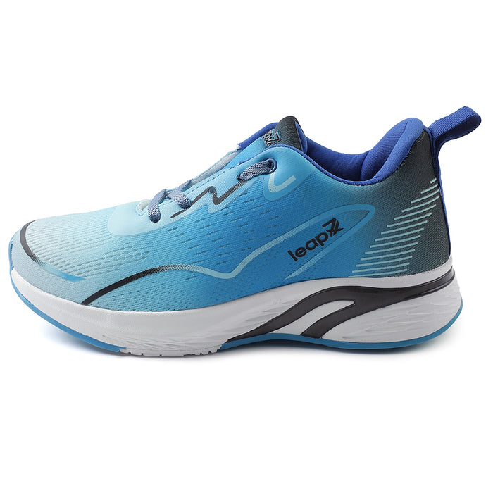 Leap7x Blue Sports Lacing Walking Shoes For Women GHD-W10E