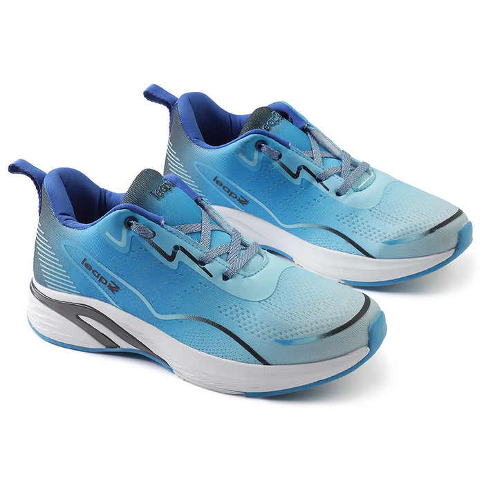 Leap7x Blue Sports Lacing Walking Shoes For Women GHD-W10E