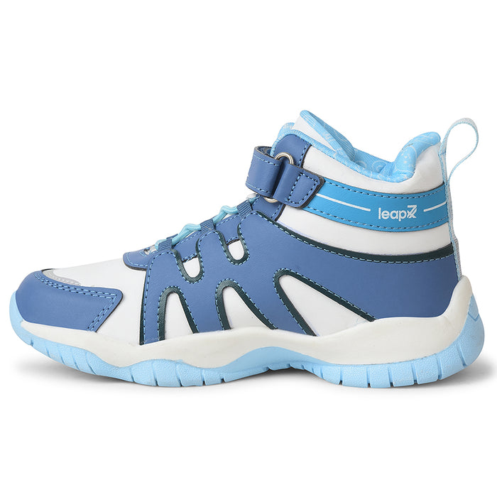 Leap7x Blue Sports Non Lacing Walking Shoes For Kids CANON-1V