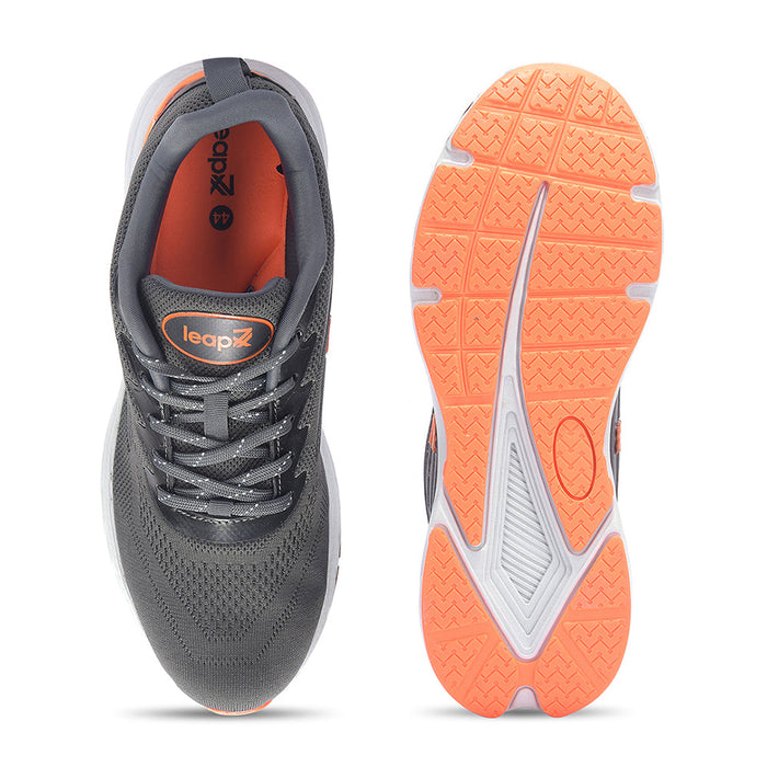 Leap7x By Liberty Men RW-2 D.Grey Sports Lacing Shoes