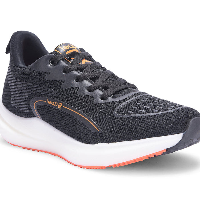 Leap7x By Liberty Men RW-16 Black Sports Lacing Shoes