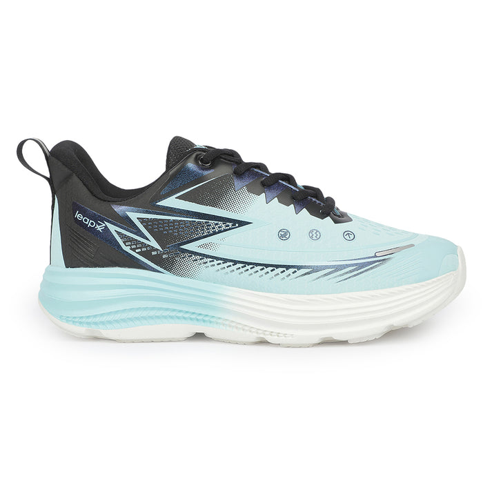 Leap7x DYNAMO-L Sea Green Sports Non Lacing Walking shoes for Kids by Liberty