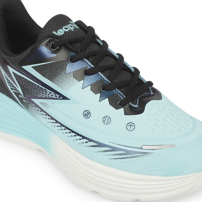 Leap7x DYNAMO-L Sea Green Sports Non Lacing Walking shoes for Kids by Liberty