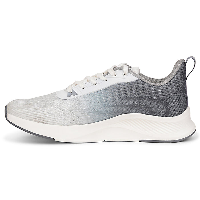 Leap7x Grey Sports Lacing Running Shoes For Men FLYOD By Liberty