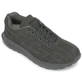 Leap7X Grey Sports Lacing Running Shoes For Men Gola 25D By Liberty