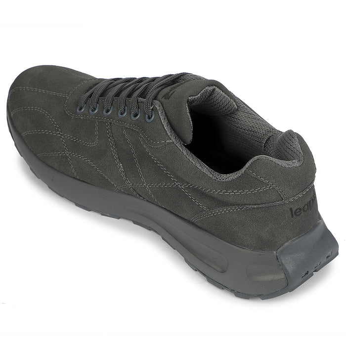 Leap7X Grey Sports Lacing Running Shoes For Men Gola 25D By Liberty