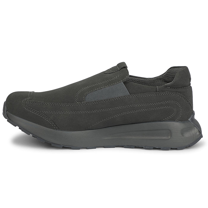 Leap7X Grey Sports Non Lacing Walking Shoes For Men Gola 26D By Liberty