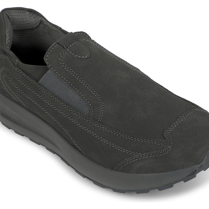 Leap7X Grey Sports Non Lacing Walking Shoes For Men Gola 26D By Liberty