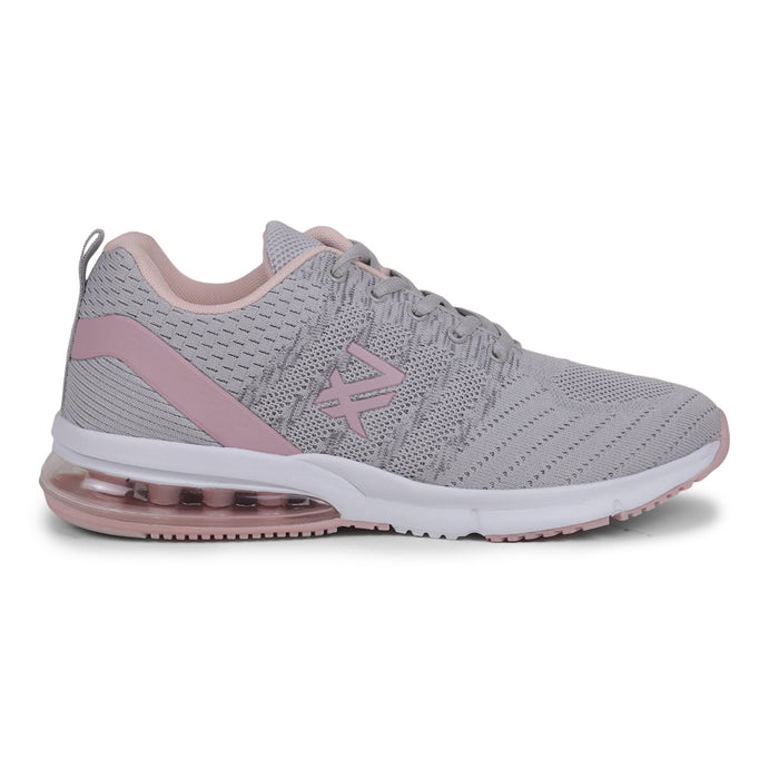Leap7X HRP-TZ-L5 Grey Sports Lacing Running Shoes for Women by Liberty