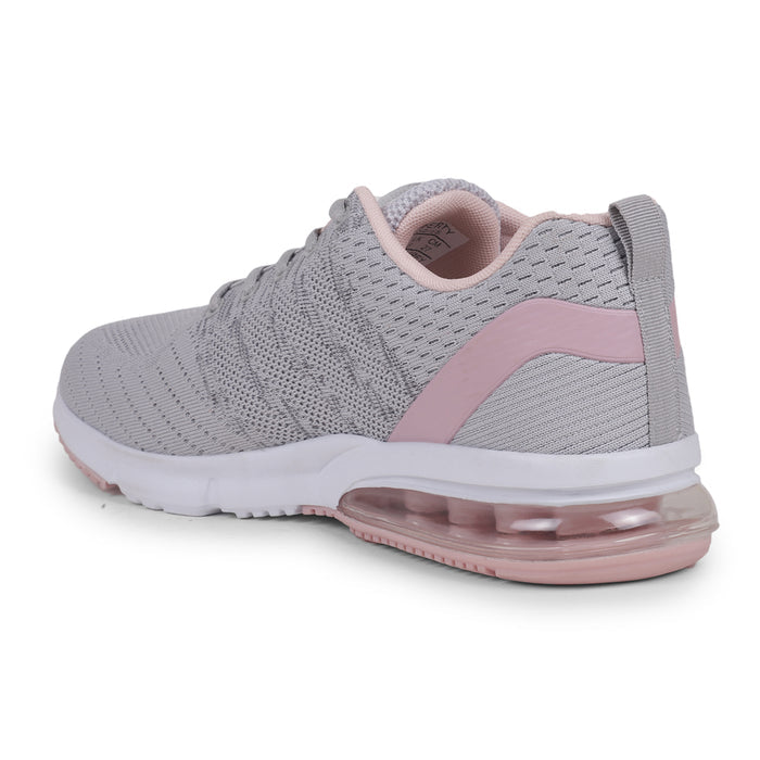 Leap7X HRP-TZ-L5 Grey Sports Lacing Running Shoes for Women by Liberty