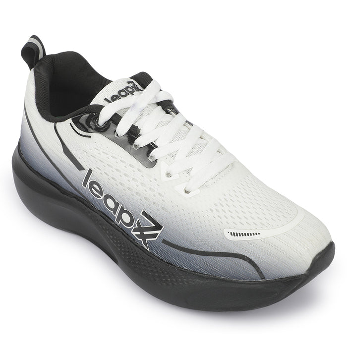 Leap7x JERSY Light Grey Sports Lacing Running Shoes for Men by Liberty