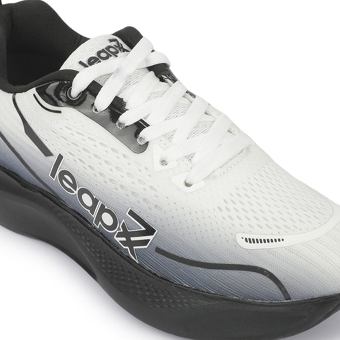 Leap7x JERSY Light Grey Sports Lacing Running Shoes for Men by Liberty