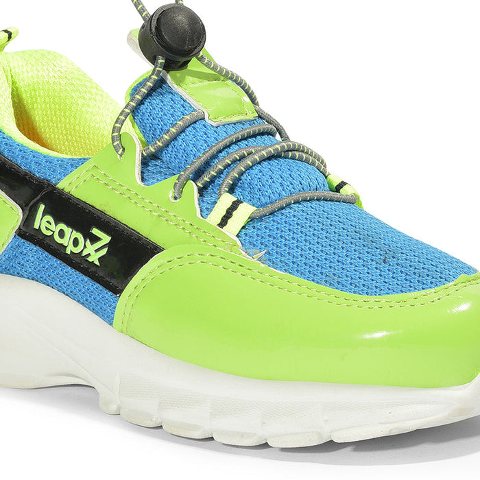 Leap7x Lacing Casual Shoes For Kids (P.Green) JEEVA-5 By Liberty