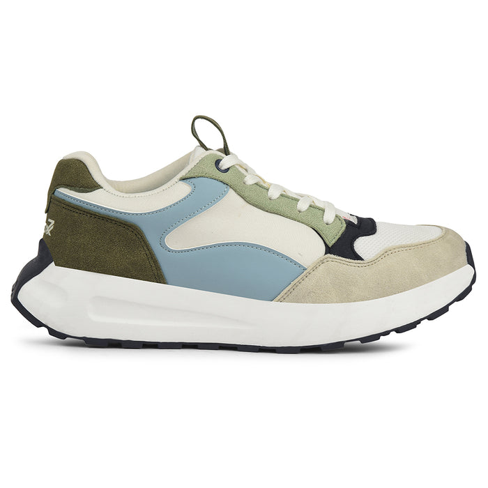 Leap7X Light Grey Sports Lacing Running Shoes For Kids Zlp Xk 01 By Liberty