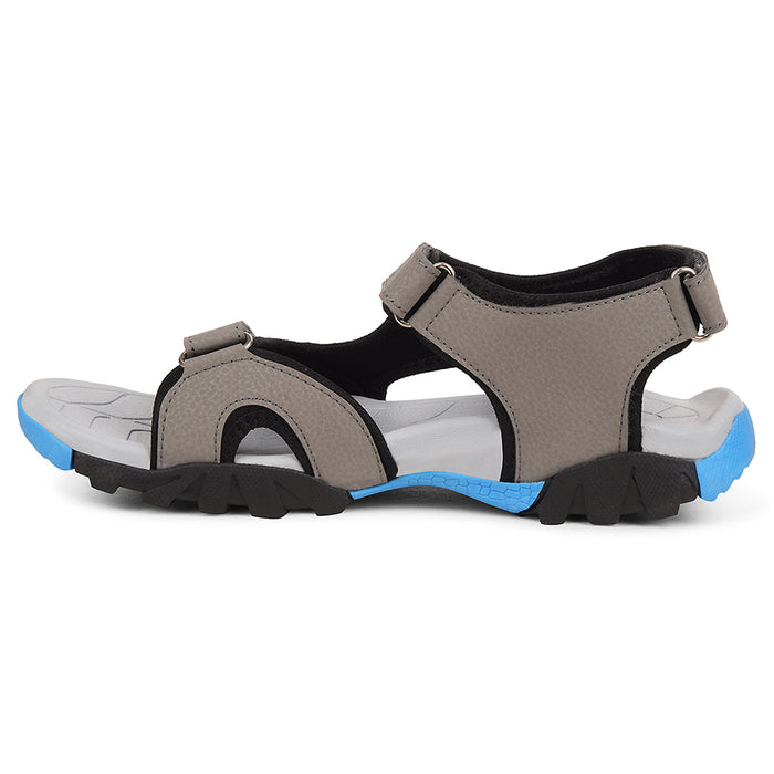 Leap7x Light Grey Sporty Casual Sandal For Men ALBANIA-2 By Liberty