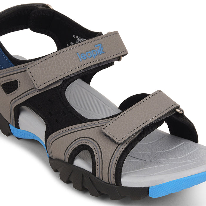 Leap7x Light Grey Sporty Casual Sandal For Men ALBANIA-2 By Liberty