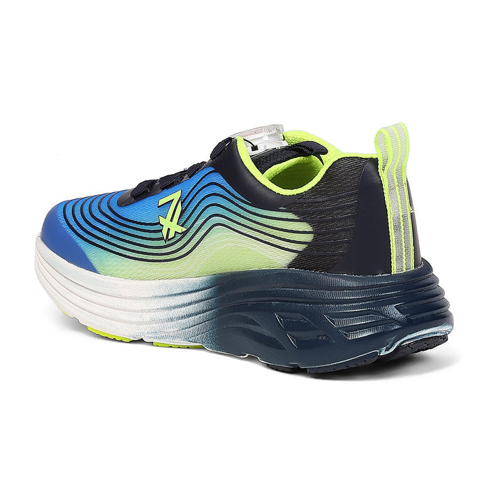 Leap7X Loto 6 Royal Blue Sports Non Lacing Walking Shoes For Kids By Liberty