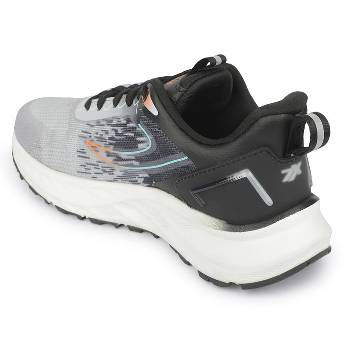 Leap7x MEGNATO Black Sports Lacing Running Shoes for Men by Liberty