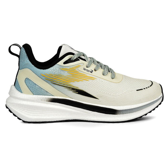 Leap7X Mustard Sports Lacing Running Shoes For Men Washington By Liberty