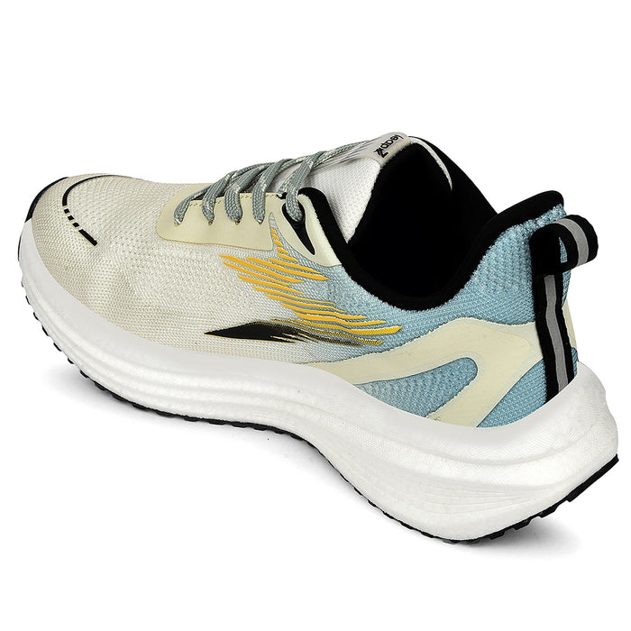 Leap7X Mustard Sports Lacing Running Shoes For Men Washington By Liberty