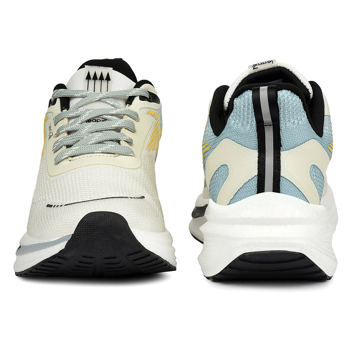 Leap7X Mustard Sports Lacing Running Shoes For Men Washington By Liberty