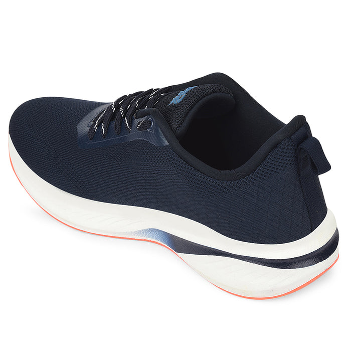 Leap7X Navy Blue Sports Lacing Running Shoes For Men Ghd 1 By Liberty