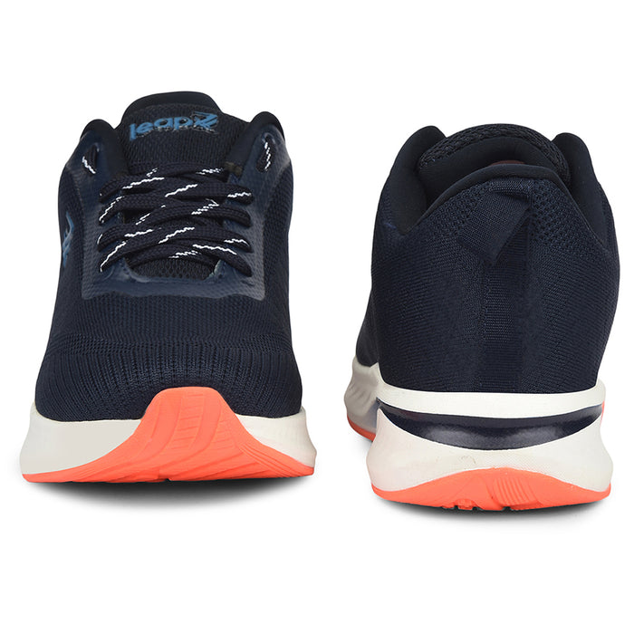 Leap7X Navy Blue Sports Lacing Running Shoes For Men Ghd 1 By Liberty