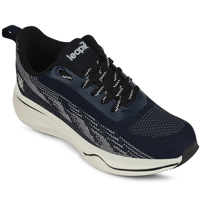 Leap7X Navy Blue Sports Lacing Running Shoes For Men Ghd 35 By Liberty
