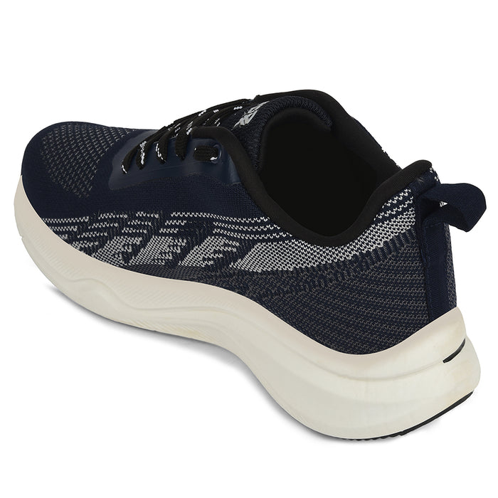 Leap7X Navy Blue Sports Lacing Running Shoes For Men Ghd 35 By Liberty