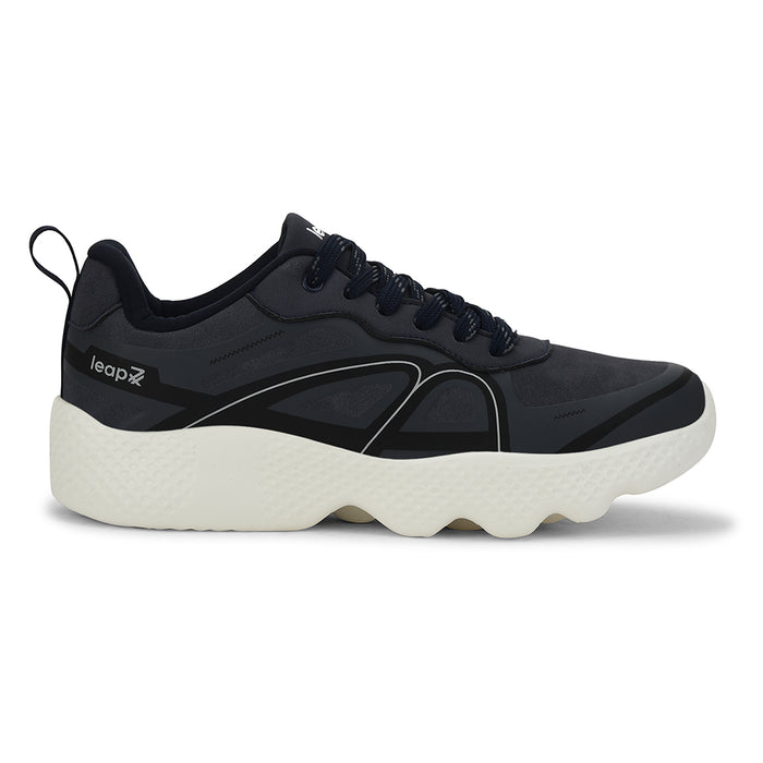 Leap7X Navy Blue Sports Lacing Running Shoes For Men Watson 1E By Liberty