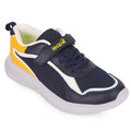 Leap7X Navy Blue Sports Non Lacing Walking Shoes For Kids Hinks 15E By Liberty