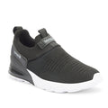 Leap7x Non Lacing Black Casual Slip on Shoes For Women TRISK-01 By Liberty