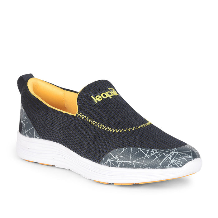 Leap7x Non Lacing Navy Blue Casual Slip on Shoes For Women TRACY By Liberty