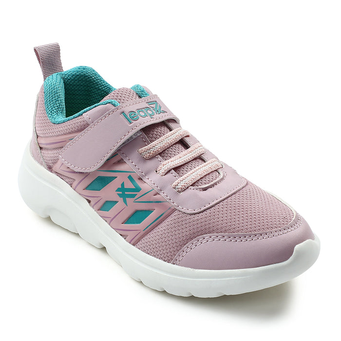 Leap7x Peach Non Lacing Velcro Casual Shoes For Kids JERRY-V By Liberty