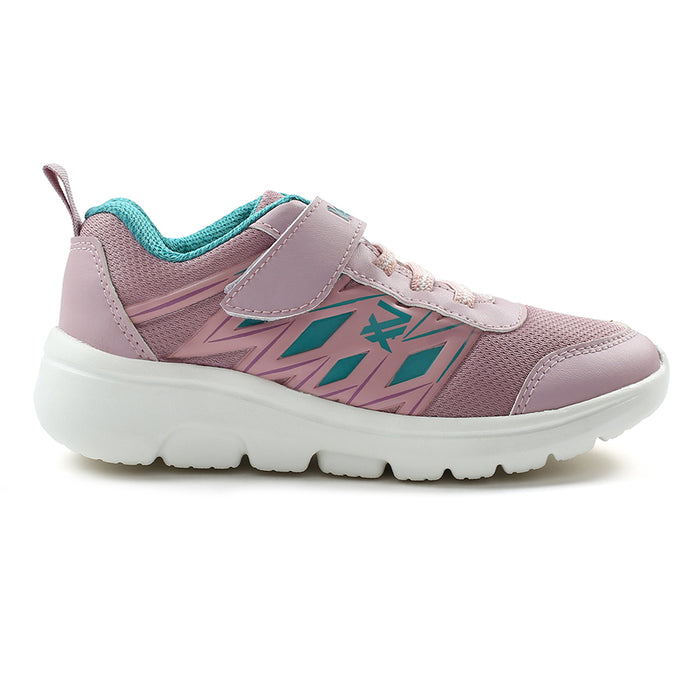 Leap7x Peach Non Lacing Velcro Casual Shoes For Kids JERRY-V