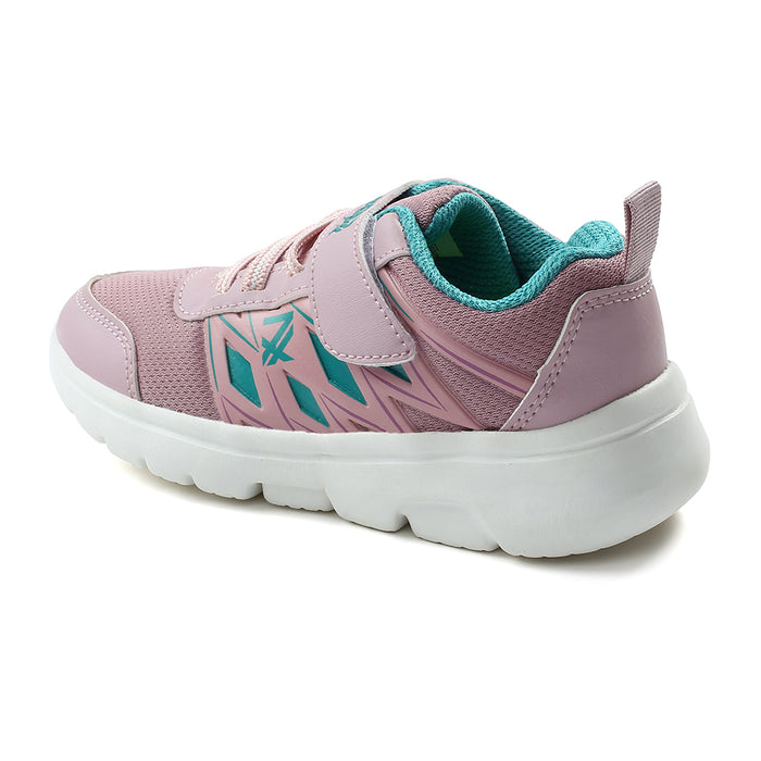 Leap7x Peach Non Lacing Velcro Casual Shoes For Kids JERRY-V