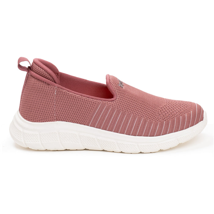 Leap7X Peach Sports Non Lacing Walking Shoes For Women Ghd 8 By Liberty