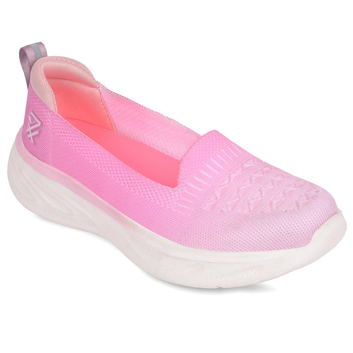 Leap7X Pink Non Lacing Casual Shoes For Women Slipin 24E By Liberty