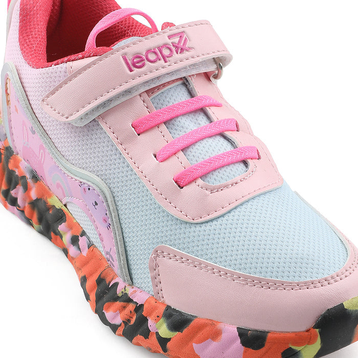 Leap7x Pink Sports Walking Shoes For Kids NITKID-11 By Liberty