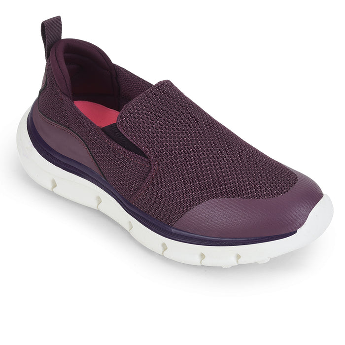 Leap7x Purple Non Lacing Sports Walking Shoes For Women BRISBEN10E By Liberty
