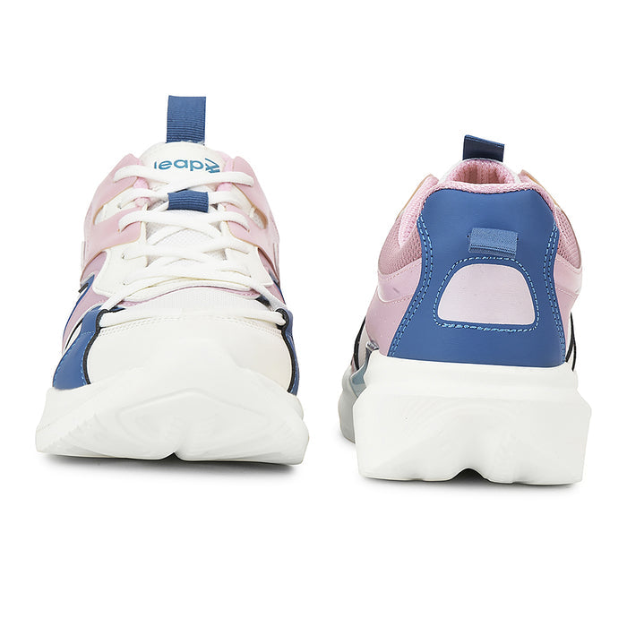 Leap7x Purple Sports Lacing Running Shoes For Kids GAMEON-2EL By Liberty