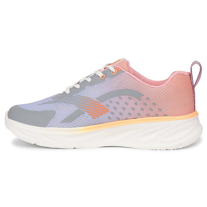 Leap7x Purple Sports Lacing Running Shoes For Women MITALI-1 By Liberty