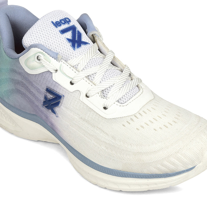 Leap7X Purple Sports Lacing Running Shoes For Women Rwl 58 By Liberty